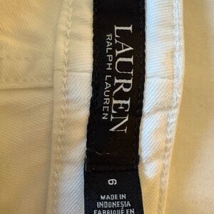 Ralph Lauren Classic White Denim